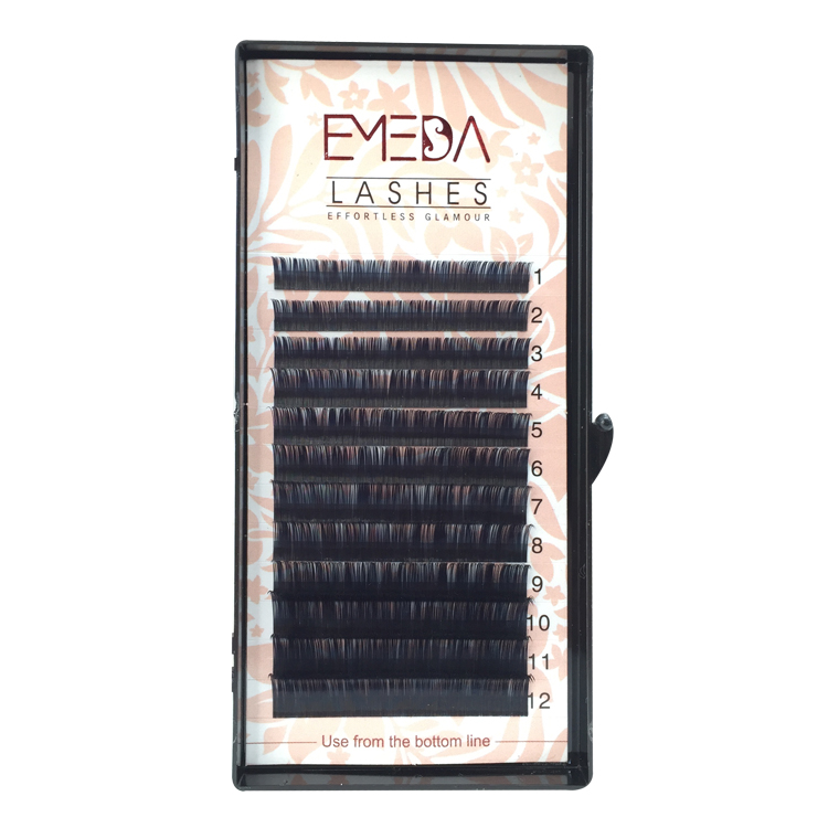 Wholesale Price  Matte Black Volume Eyelash YY01